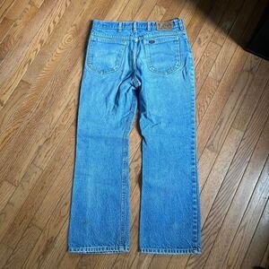 Vintage 80's Bootcut Lee Denim Blue Jeans